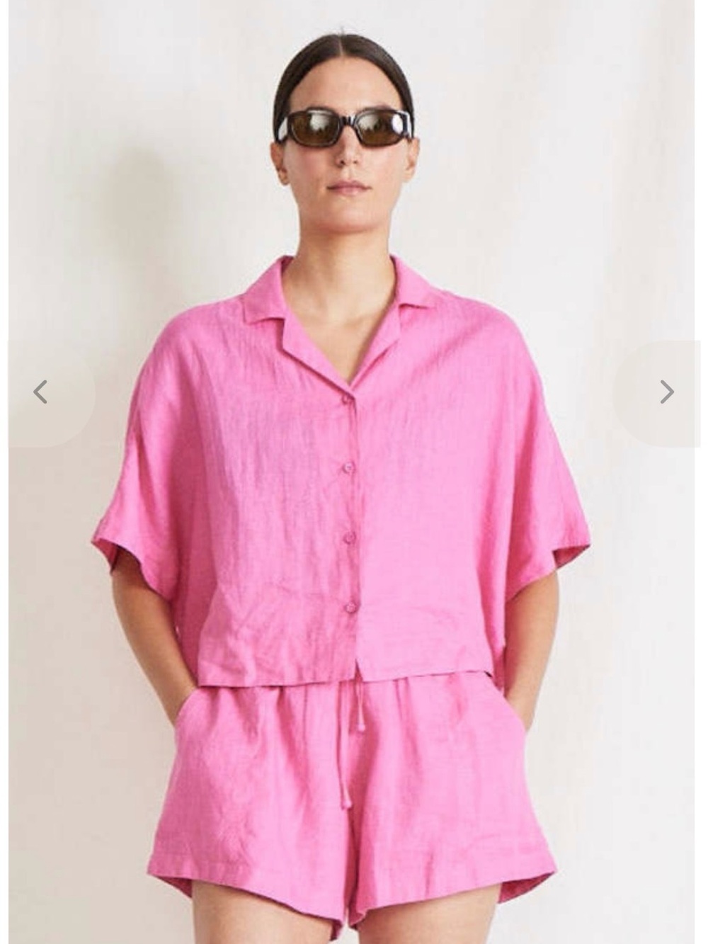 Apiece Apart Serra Top & Trail Short Set in India Pink - NWoT